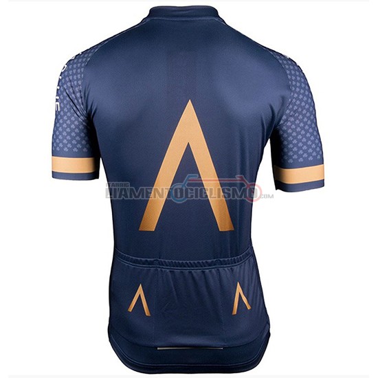 Abbigliamento Ciclismo Aqua Blue Sport Manica Corta 2018 Spento Blu